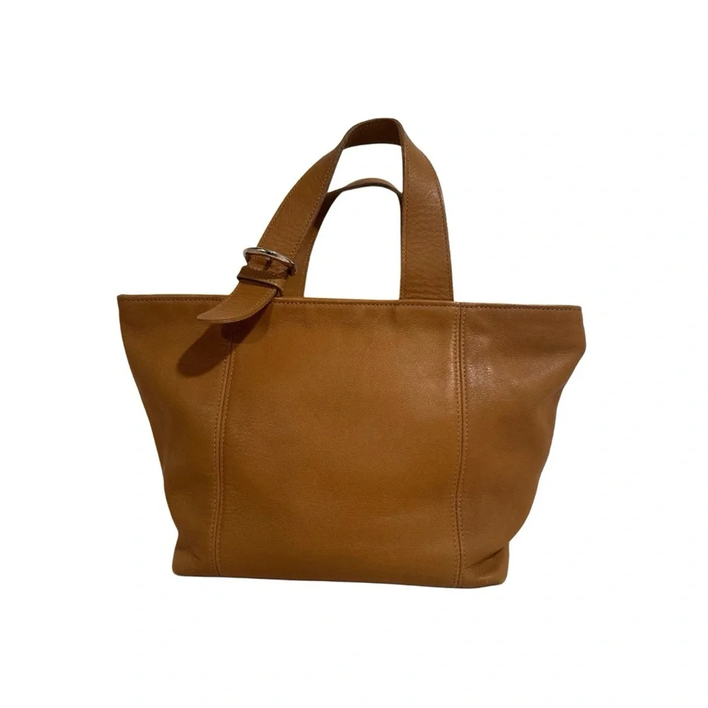 Vintage Coach Waverly Mini Tote Handbag in Saddle/Tan/Buckskin/Camel EUC No.4133 - Picture 4 of 17